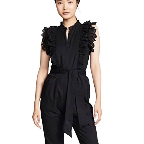 APIECE APART Ruffled Eyelet jumpsuit - Picture 2 of 13